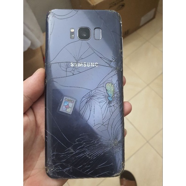 Samsung s8 plus hỏng màn hình, còn lên như hình