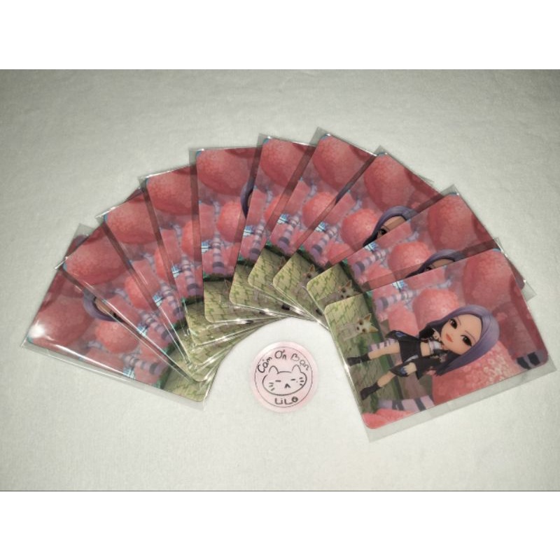 Bộ thẻ ảnh BLACKPINK The Game Coupon Card - BPTG