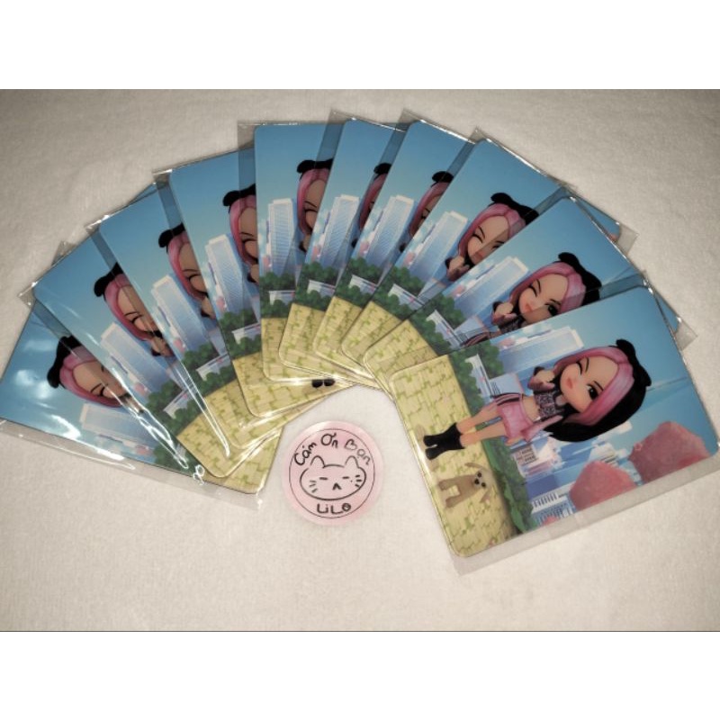 Bộ thẻ ảnh BLACKPINK The Game Coupon Card - BPTG