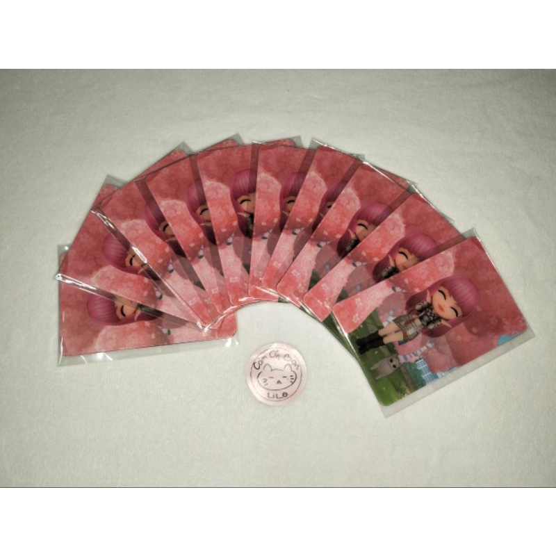 Bộ thẻ ảnh BLACKPINK The Game Coupon Card - BPTG