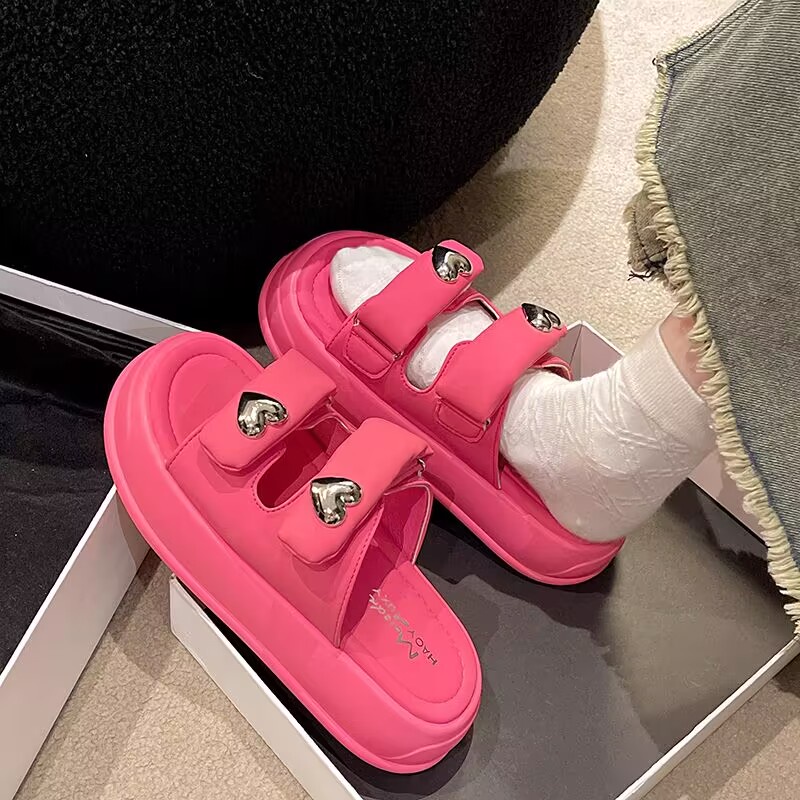 Dép lê đế cao thời trang đáy dày mới