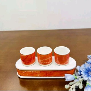 Bộ ly chung cúng nước 3 ly và 5 ly - vật phẩm thờ cúng
