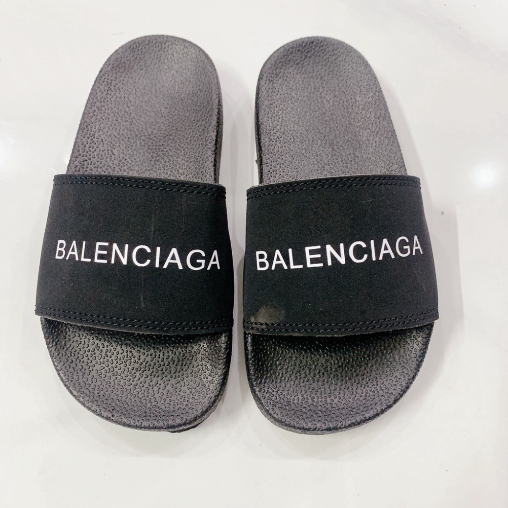 Dép cho bé GC - Dép chống trơn nhầy - Dép quai ngang Gucci đen full sz 26 - 35