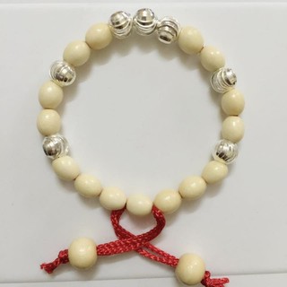 Vòng dâu tằm 7 bi cho bé trai. Dây rút. An Shop. A2
