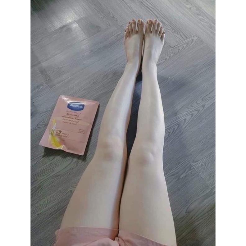Gói tắm trắng da toàn thân Vaseline Healthy bright Gluta-Hya Whitening Body Shower Gói 120g - DORIS