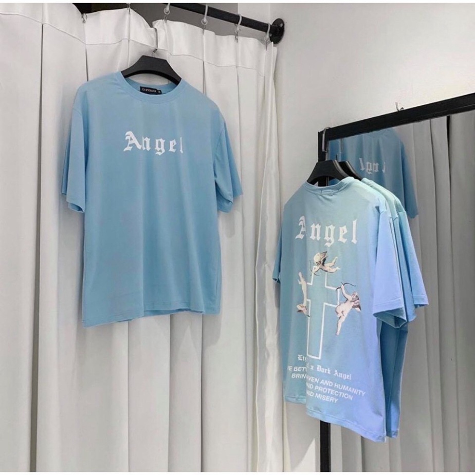 Áo phông Unisex cổ tròn In Chữ DSQ2 Nháy Xanh Đỏ Hình Lá Phong Đen Trắng