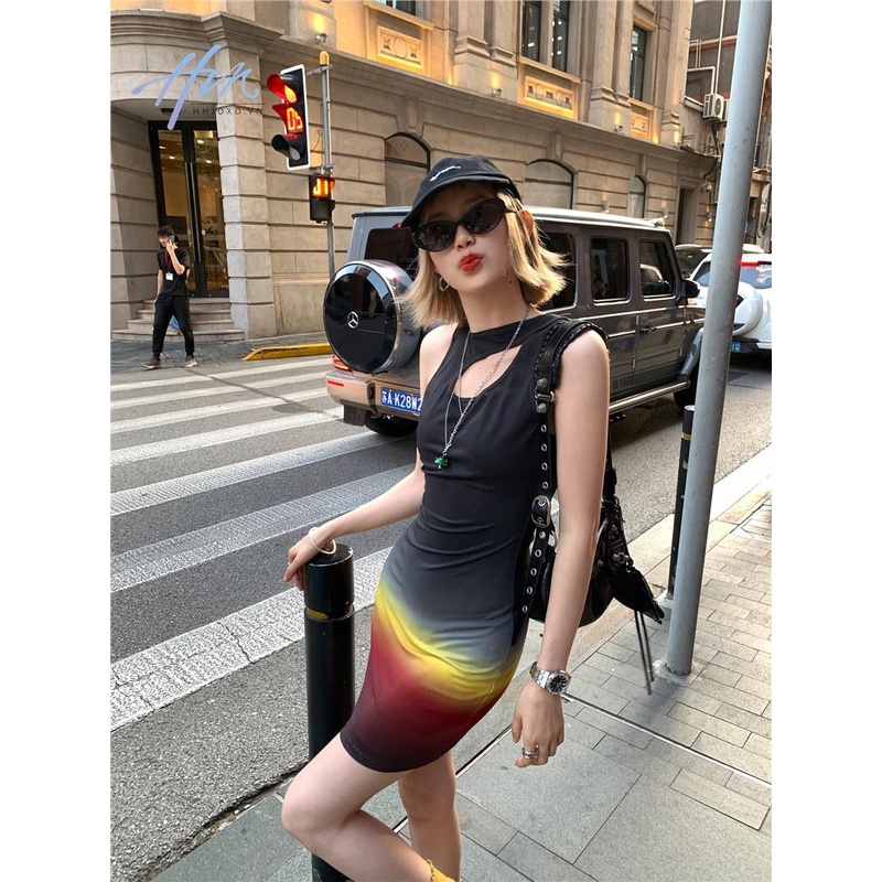 Đầm Dài Không Tay Thiết Kế Độc Đáo Thời Trang Mùa Hè Cho Nữ