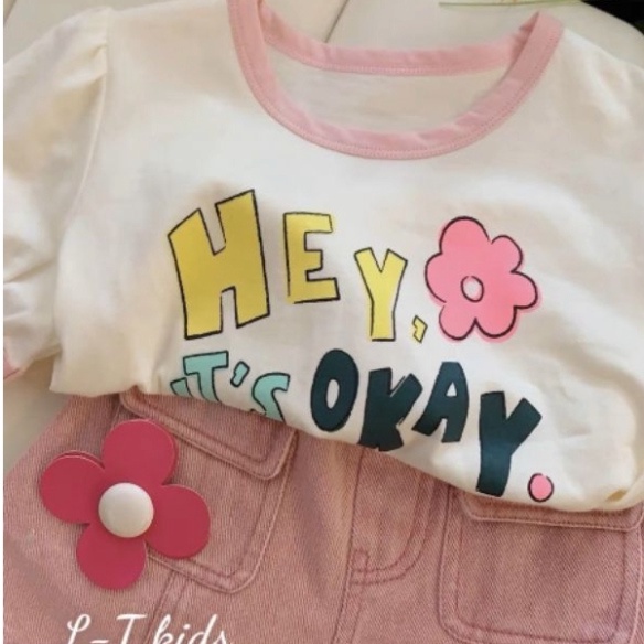 Set quần áo đôi cho mẹ và bé gái đính hoa dễ thương