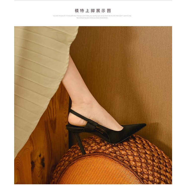 Giày Cao Gót Mũi Nhọn Phong Cách Mới 2023 Cho Nữ