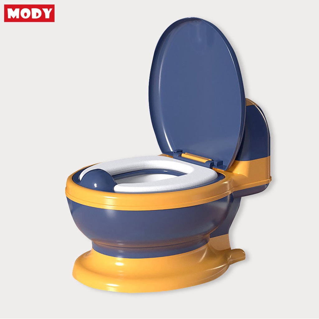 Freeship Bô đi vệ sinh cho bé mô phỏng hình bồn cầu bằng nhựa cao cấp Mody M342832 sale hè 50%