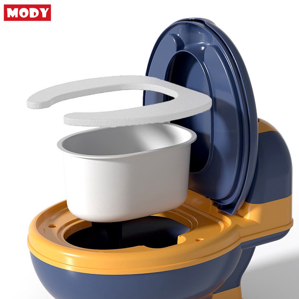 Freeship Bô đi vệ sinh cho bé mô phỏng hình bồn cầu bằng nhựa cao cấp Mody M342832 sale hè 50%