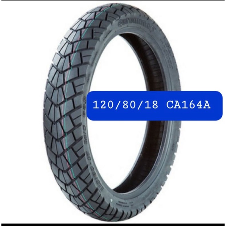 lốp 120/80-18 TL Ca 164 gai địa hình hỗn hợp hàng xuất khẩu.