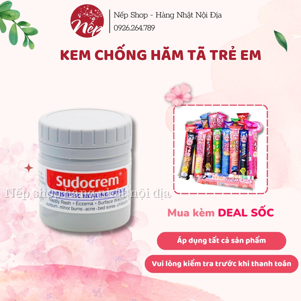 Kem chống hăm Sudocrem 60g nội địa Anh dành cho bé sơ sinh trở lên [KEM HĂM SUDOCREAM]
