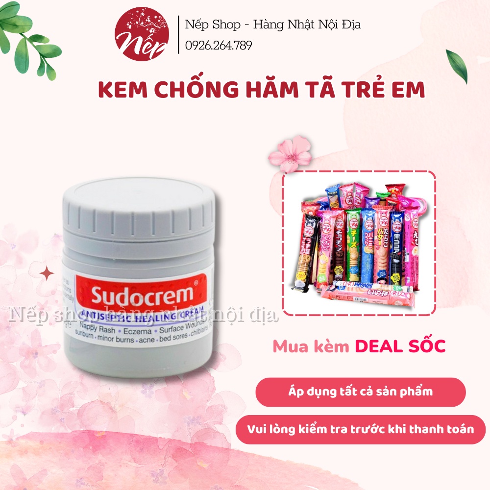 Kem chống hăm Sudocrem 60g nội địa Anh dành cho bé sơ sinh trở lên KEM HĂM