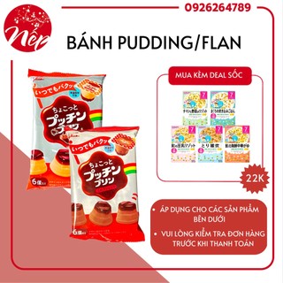 Bánh Pudding Glico/Bánh Flan Nhật Bản cho bé ăn dặm