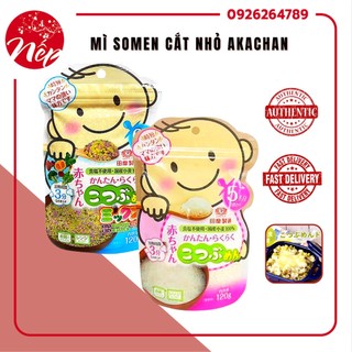 Mì somen cắt nhỏ akachan nhật bản cho bé 120gr