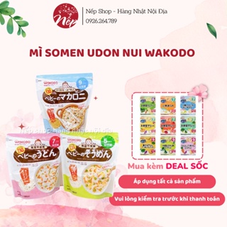 Nui Mì somen Wakodo tách muối 130g Nhật Bản cho bé từ 5 7 9 tháng tuổi