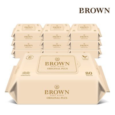 KHĂN GIẤY ƯỚT CAO CẤP BROWN HÀN QUỐC