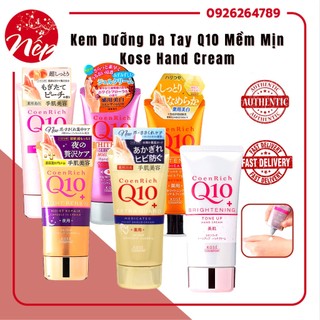 Kem Dưỡng Da Tay Q10 Mềm Mịn Kose Hand Cream Nhật Bản Tuýp 80g [KEM TAY Q10]