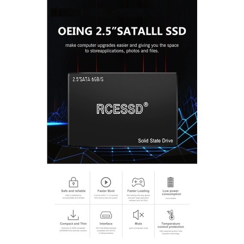 Ổ cứng SSD RCE 128GB siêu tốc độ cài sẵn win 10 - bảo hành 3 năm chính hãng | BigBuy360 - bigbuy360.vn