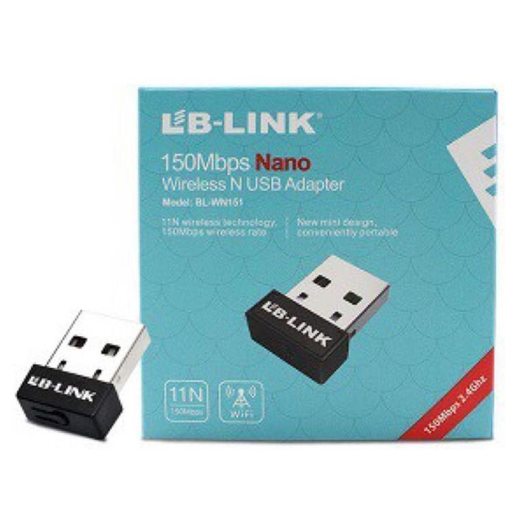 USB thu wifi LB-LINK BL-WN151 150Mbps Nano siêu nhỏ gọn- bảo hành 12 tháng | BigBuy360 - bigbuy360.vn
