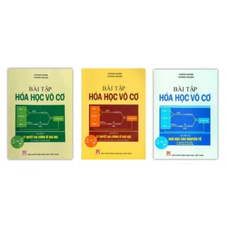 Sách - combo 3 cuốn - bài tập hóa học vô cơ