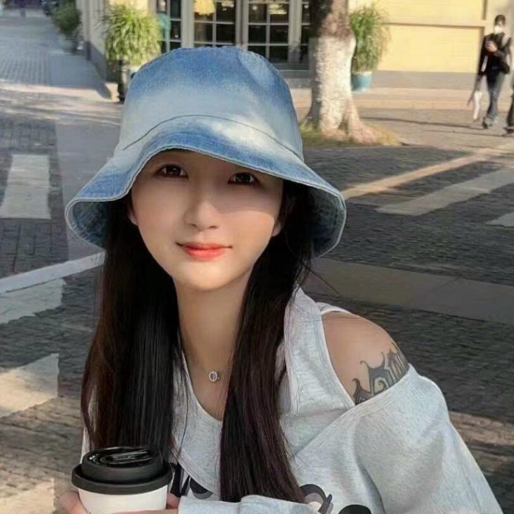 Mũ bucket jeans, nón tai bèo phong cách, thời trang -VIP