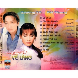 Đĩa cd 2150. cdcd092 - truong vu- phi nhung - co tham ve lang chất lượng cao