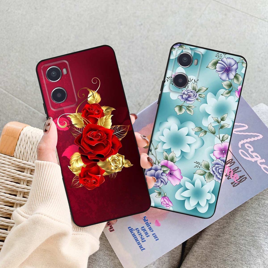 Ốp lưng Oppo A96 hình hoa, thiên nga, đẹp thời trang, ốp lưng rẻ đẹp