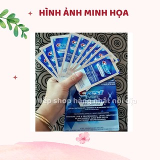 [1 GÓI] Miếng dán trắng răng Crest 3D White - Mỹ (Supreme Flexfit / Professional Effects)