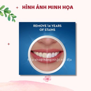 [1 GÓI] Miếng dán trắng răng Crest 3D White - Mỹ (Supreme Flexfit / Professional Effects)