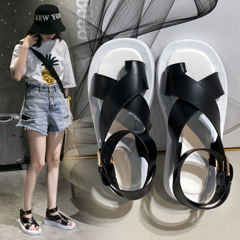 Giày Sandal Đế Dày Phong Cách Mùa Hè Dễ Phối Đồ Cho Nữ