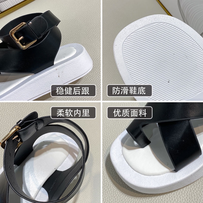 Giày Sandal Đế Dày Phong Cách Mùa Hè Dễ Phối Đồ Cho Nữ