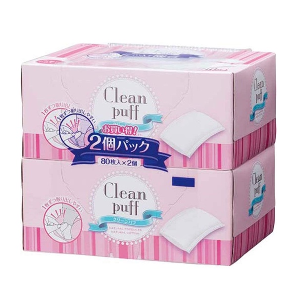 Bông tẩy trang Clean Puff Cotton Labo [BÔNG TẨY TRANG CLEAN PUFF]