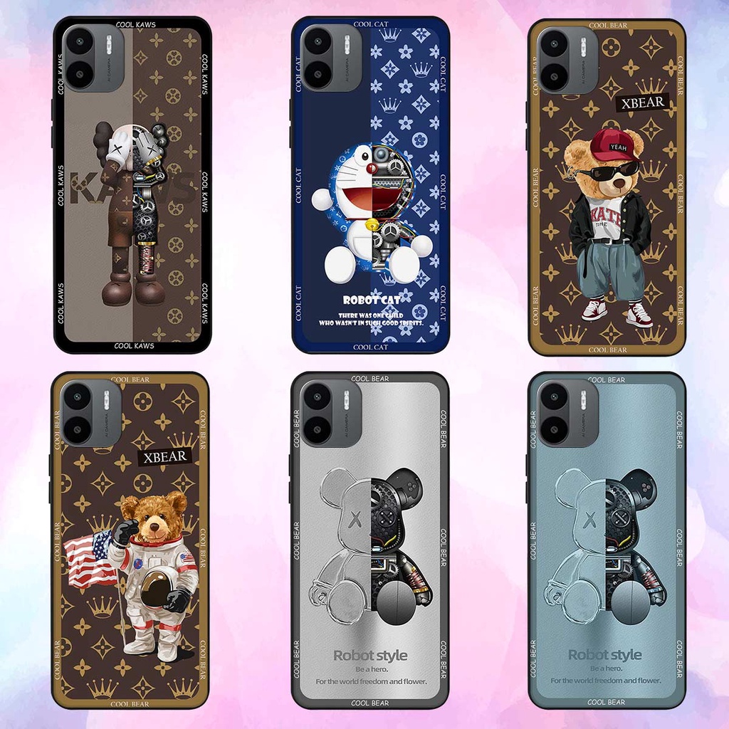 Ốp lưng Xiaomi Redmi A1 / Plus A1+ / A2 A2Plus A2+ in hình gấu bear, kaws, doremon thời trang