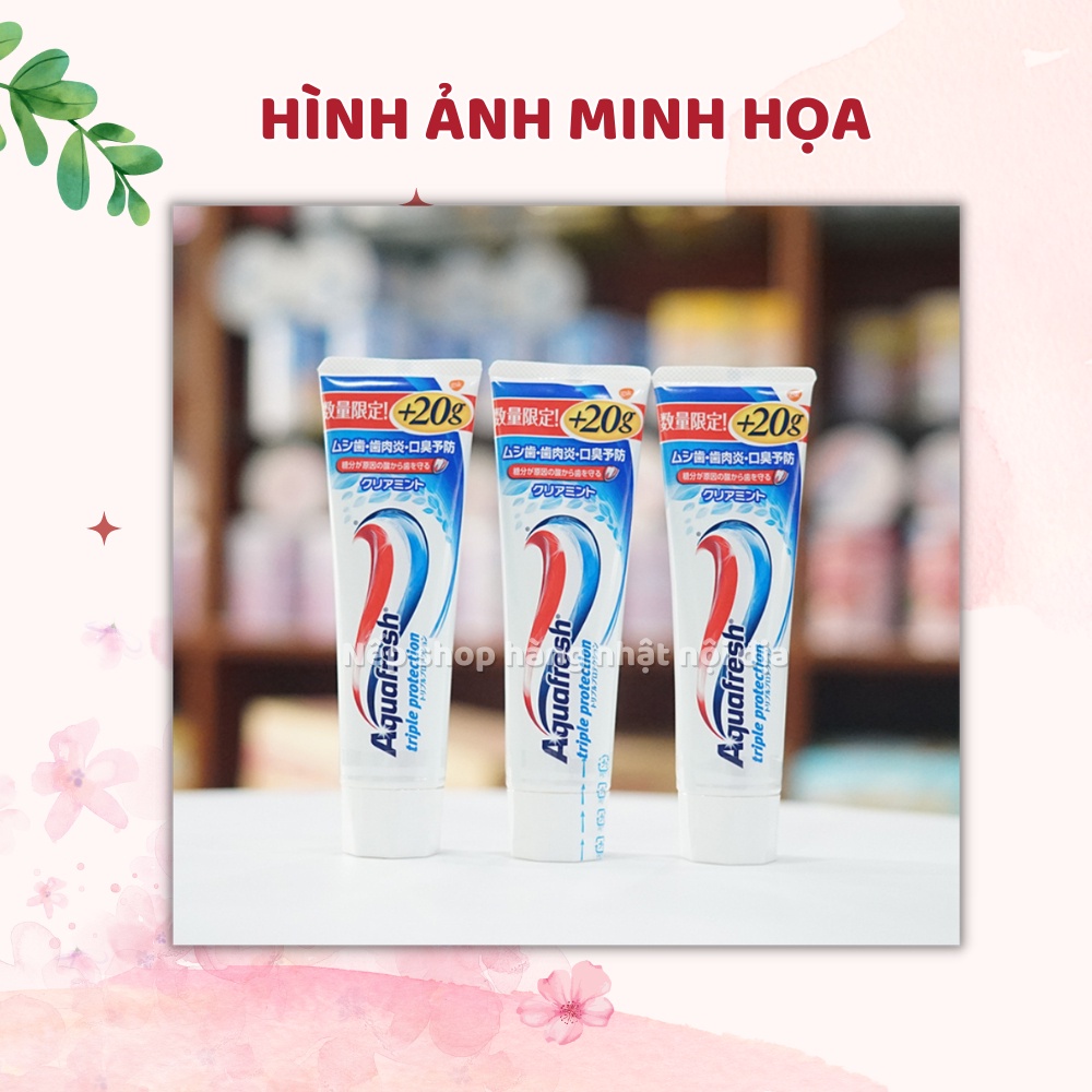 Kem đánh răng Aquafresh Triple Protection 140g hàng nội địa Nhât Bản - Nếp shop - nepshop1