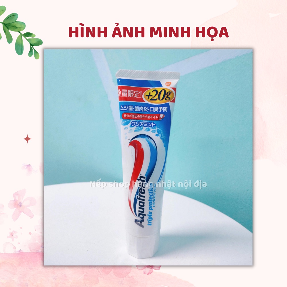 Kem đánh răng Aquafresh Triple Protection 140g hàng nội địa Nhât Bản - Nếp shop - nepshop1