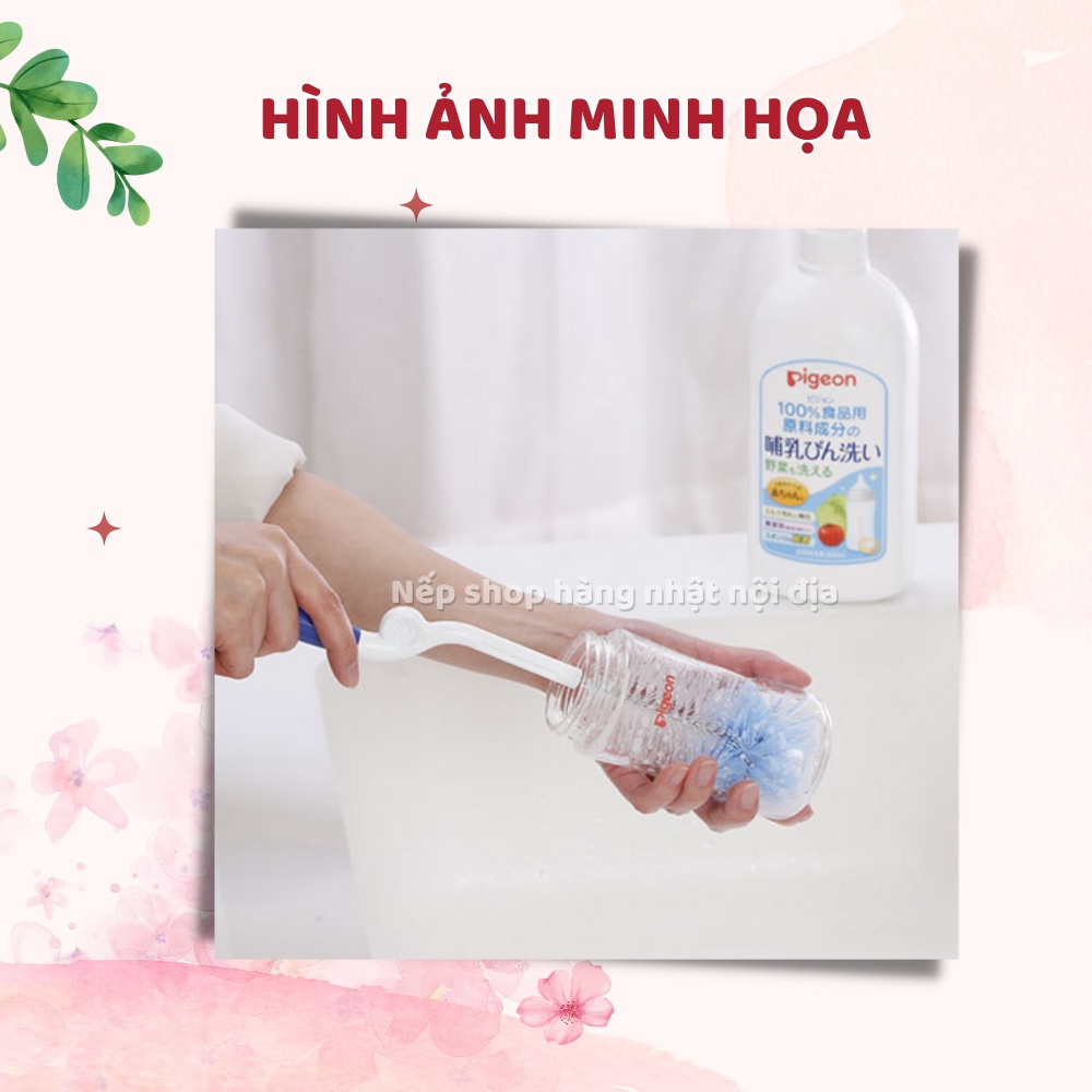 Nước rửa bình sữa Pigeon (chai 800ml-túi 750ml) - Nếp Shop - Hàng Nhật nội địa