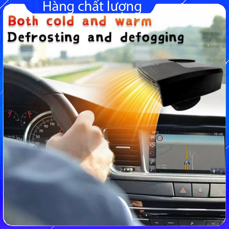 Sấy kính ô tô chống bám sương mờ kiêm sưởi ô tô - quạt sưởi ô tô giúp giữ ấm trong xe