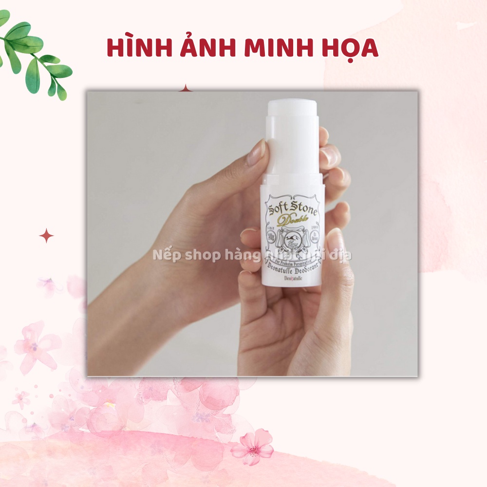 Lăn nách đá khoáng Softstone khử mùi ngăn vàng áo Nhật Bản