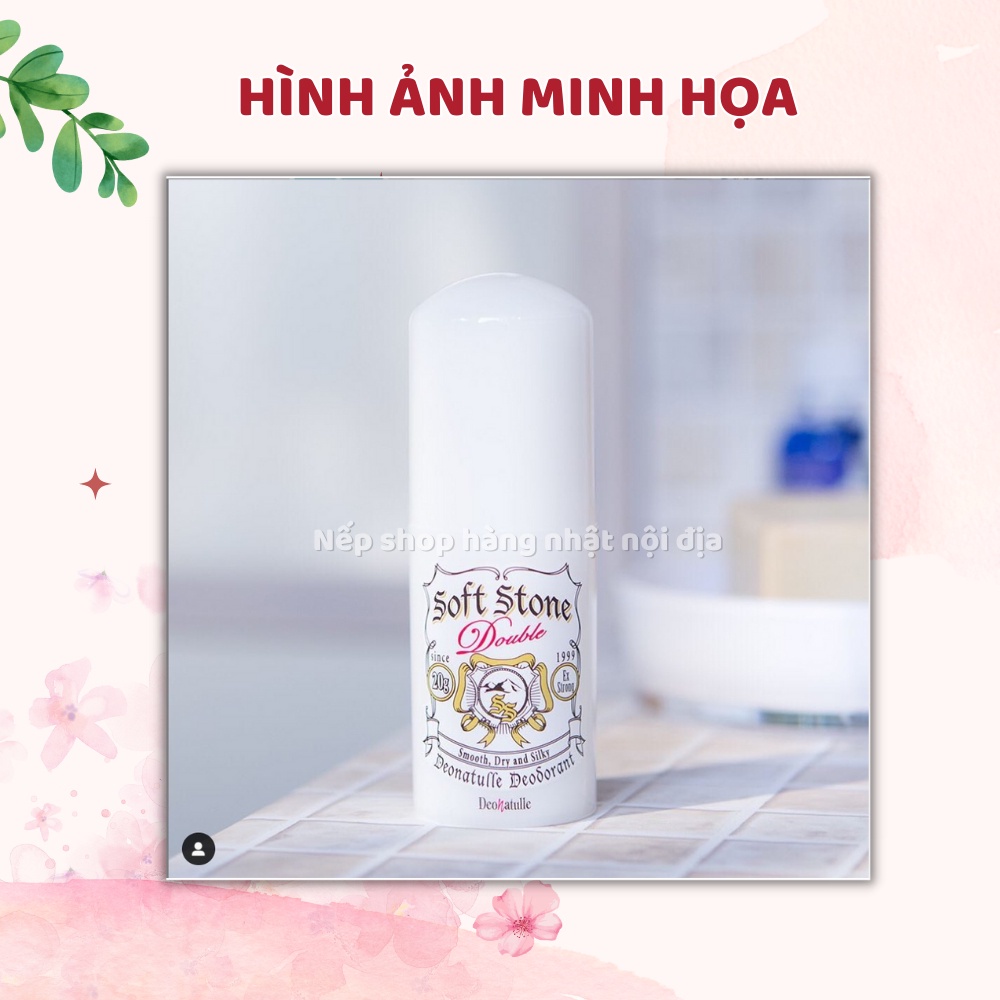 Lăn nách đá khoáng Softstone khử mùi ngăn vàng áo Nhật Bản