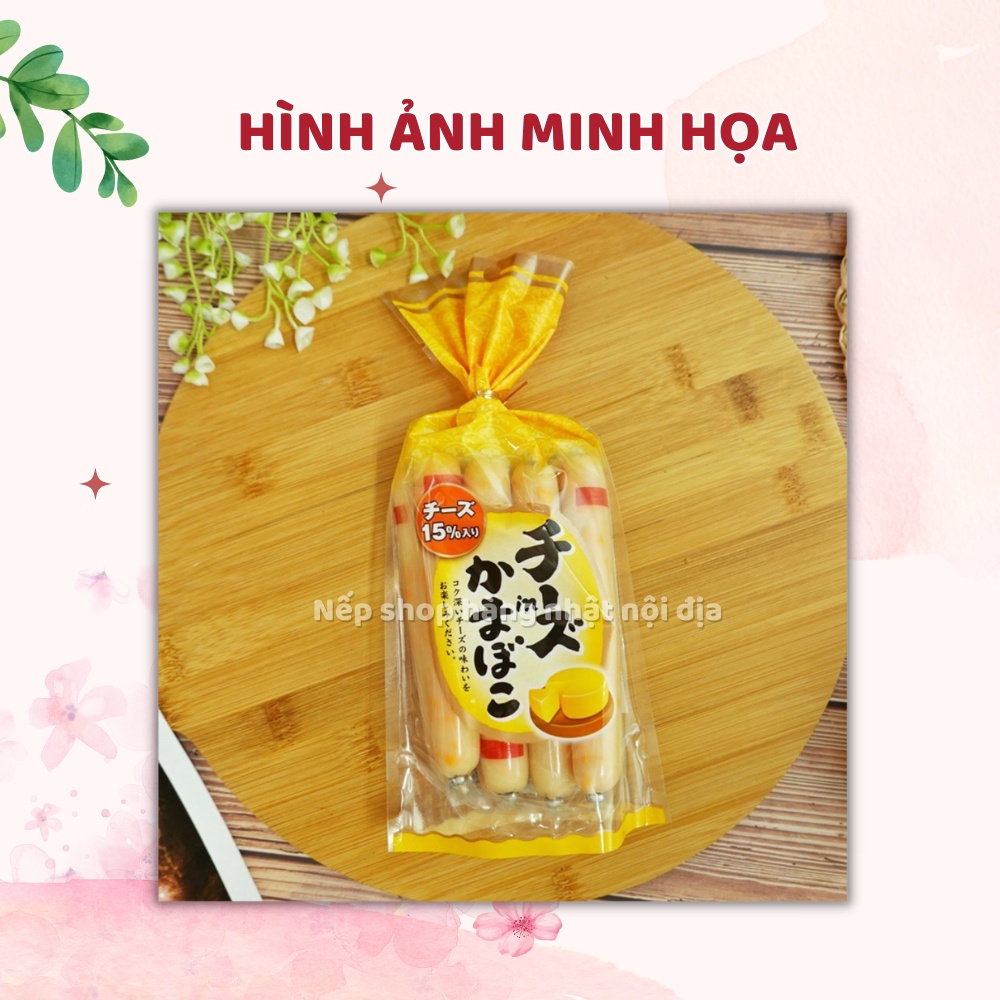 Xúc xích phô mai cá tuyết Natori 232g , cho bé từ 12 tháng tuổi - Nếp Shop - Hàng Nhật nội địa