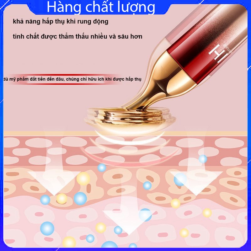 Máy Điện Di Đẩy Tinh Chất Massage Nâng Cơ Mặt Cao Cấp HIH, Máy Tẩy Trang, Máy massage mặt làm sáng da