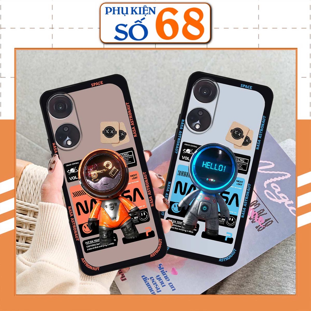 Ốp lưng Oppo Reno8 T / Reno 8T hình người máy, robot nasa đáng yêu dễ thương