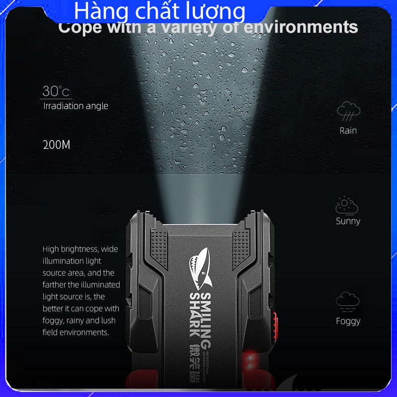 Đèn Pin Cầm Tay 2 Bóng kiêm sạc dự phòng - đèn pin bóng led siêu sáng chống thấm nước