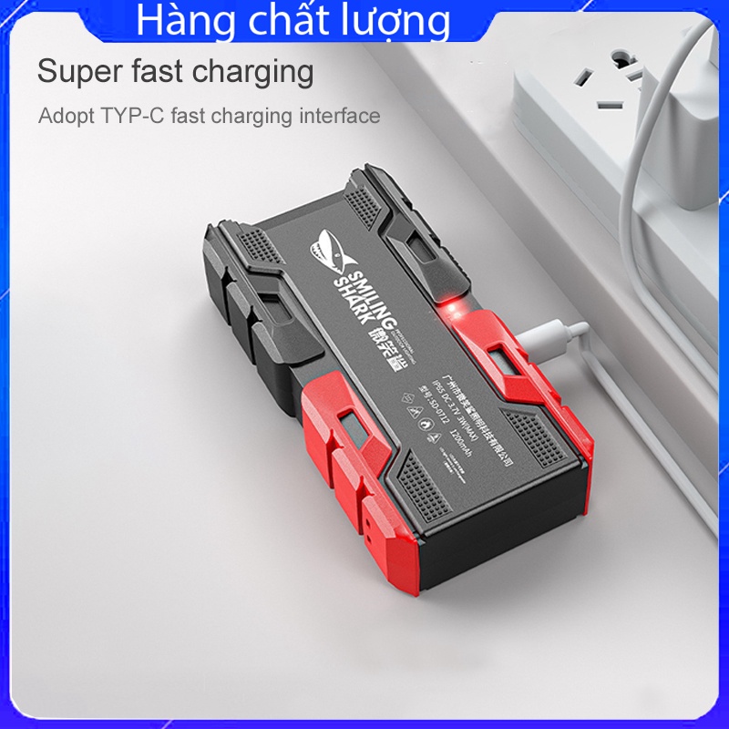 Đèn Pin Cầm Tay 2 Bóng kiêm sạc dự phòng - đèn pin bóng led siêu sáng chống thấm nước