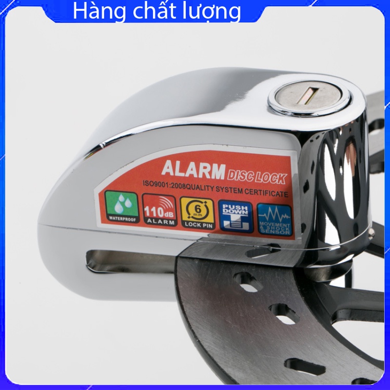 Khóa đĩa báo động âm thanh chống trộm Alarm Disc Lock 8305, khóa Chống trộm có độ nhạy cao, âm báo lớn0