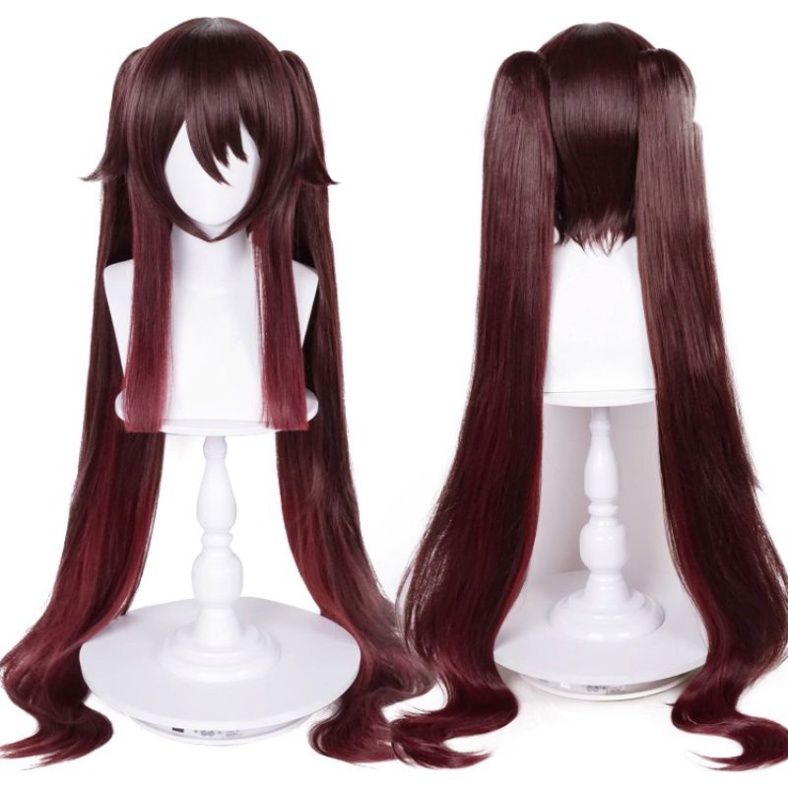 Wig/Tóc giả Hutao - Genshin Impact màu nâu mix