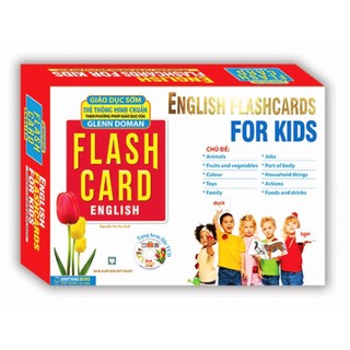 ` Sách - English Flashcards for kids - Dạy Trẻ Theo Phương Pháp Glenn Doman