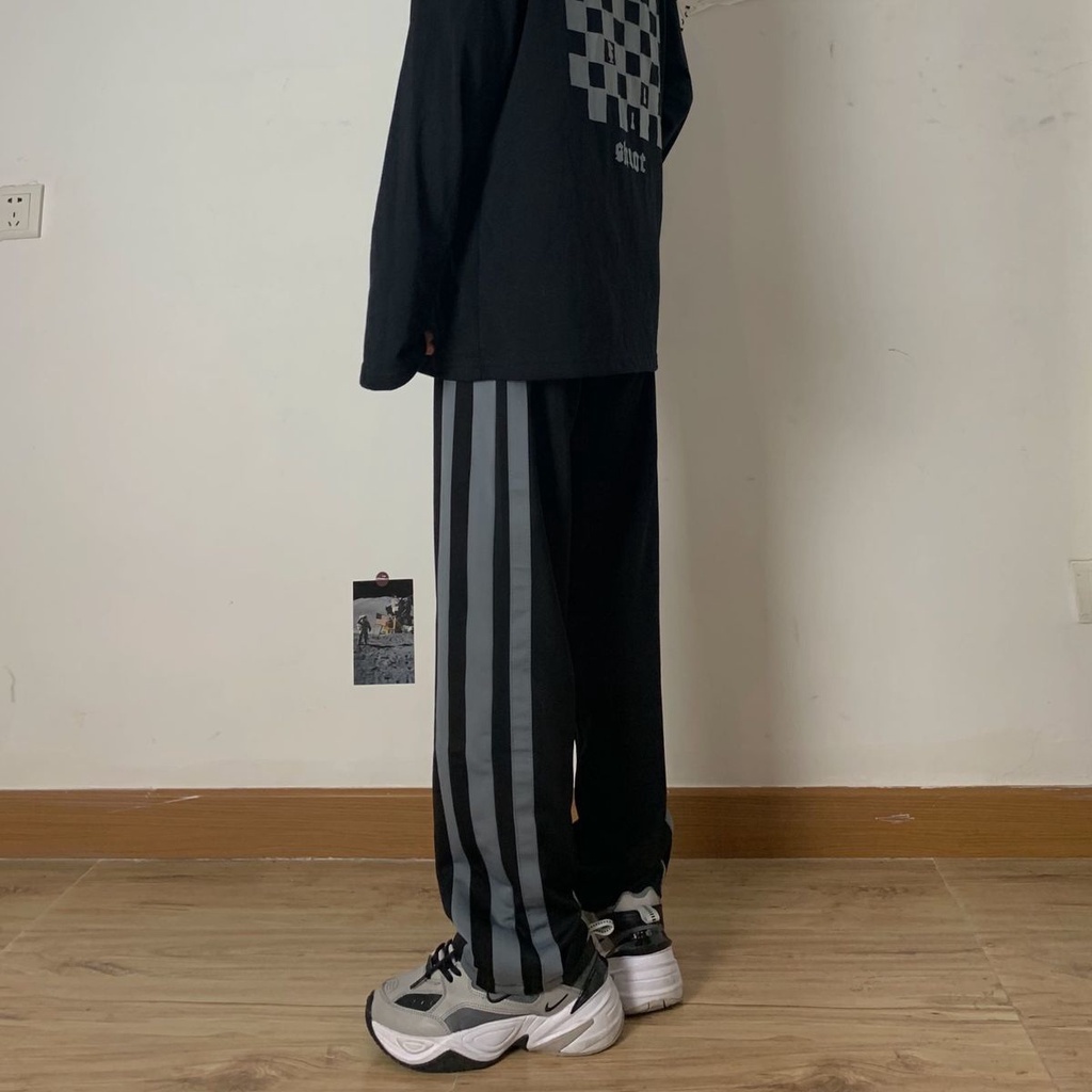 Jiashucheng Quần Dài Lưng Cao Ống Rộng Thời Trang Xuân Hè Cho Nữ Sinh